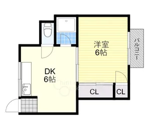 大阪府大阪市東淀川区淡路3丁目【アパート】の間取り