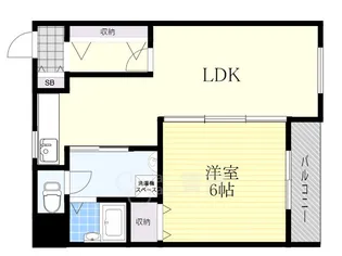 大阪府大阪市東淀川区小松2丁目【マンション】の間取り