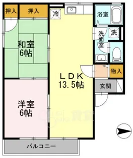 マイルドコート【1階】の間取り