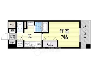 アーデン江坂【7階】の間取り