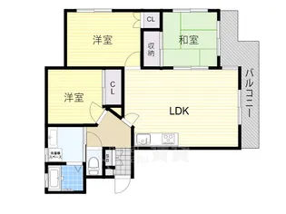 アビタグランデ【2階】の間取り