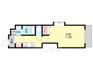 大阪府大阪市淀川区新北野1丁目【マンション】の間取り