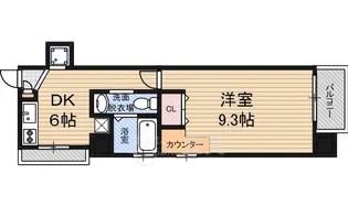 大阪府大阪市淀川区木川東4丁目【マンション】の間取り