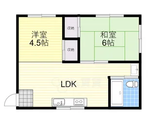 新大阪土井コーポ【2階】の間取り