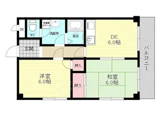 大阪府大阪市東淀川区瑞光3丁目【マンション】の間取り