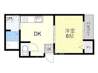 ビラージュ桃山【3階】の間取り