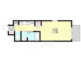 大阪府大阪市淀川区木川東3丁目【マンション】の間取り