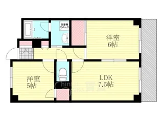 大阪府大阪市東淀川区豊里3丁目【マンション】の間取り