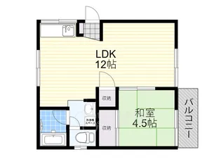 オークハイツ【2階】の間取り