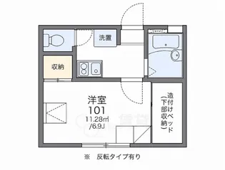 アズール新大阪【1階】の間取り