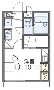 レオパレスアルカディア【2階】の間取り