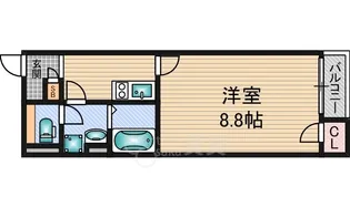 大阪府大阪市東淀川区下新庄4丁目【アパート】の間取り