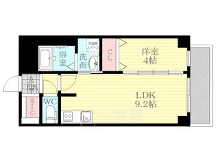 大阪府大阪市東淀川区淡路5丁目【マンション】の間取り