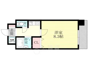 セブンハイツ【8階】の間取り