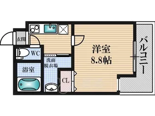大阪府大阪市淀川区三津屋北1丁目【アパート】の間取り