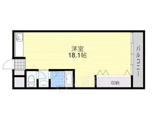 昭和マンション【4階】の間取り