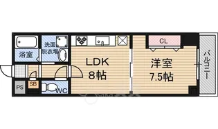 サンロイヤルハイツ【7階】の間取り