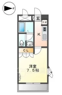 大阪府大阪市淀川区三国本町2丁目【マンション】の間取り