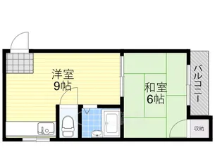 大阪府大阪市東淀川区下新庄1丁目【マンション】の間取り