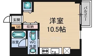 大阪府大阪市淀川区新高4丁目【マンション】の間取り