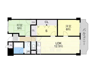 オリーブハイツ相川2号棟【9階】の間取り
