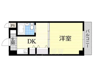 シャルマンフジ服部壱番館【3階】の間取り