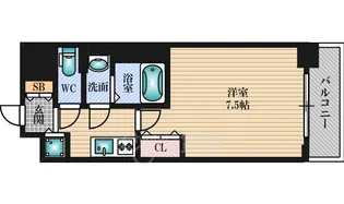 大阪府大阪市淀川区木川西2丁目【マンション】の間取り