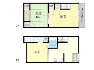 旭第2ハイツ【1階】の間取り