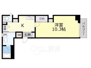 大阪府豊中市北桜塚1丁目【マンション】の間取り