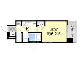 プレサンス庄内ブレイシス【6階】の間取り