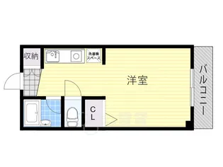 エスポワール川西【3階】の間取り