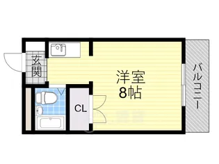 1Rの間取り画像