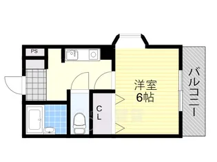 エスポワール【1階】の間取り
