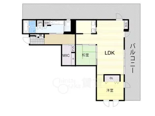 大阪府大阪市淀川区東三国4丁目【マンション】の間取り