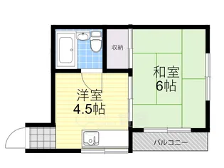 大阪府吹田市垂水町1丁目【アパート】の間取り