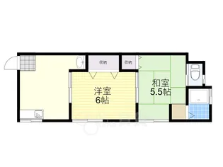 大阪府大阪市淀川区加島3丁目【アパート】の間取り
