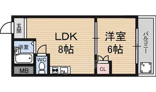 アルビオン 【4階】の間取り