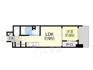 リビオメゾン新大阪【15階】の間取り