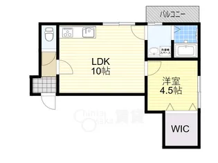 ゴールドスター桜の町【1階】の間取り