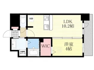 S-RESIDENCE東三国amante【4階】の間取り