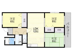 フィオーレ中井【3階】の間取り