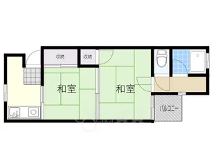 親交テラス相川【2階】の間取り