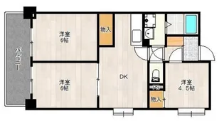 レクシア池田【4階】の間取り