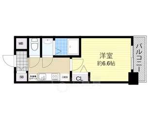 プレサンス新大阪イオリア【9階】の間取り