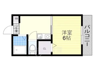 1Kの間取り画像