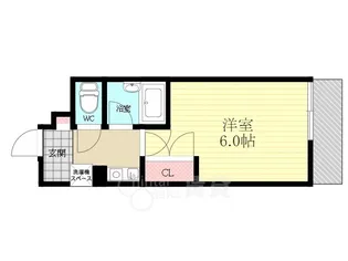 大阪府大阪市東淀川区東中島1丁目【マンション】の間取り