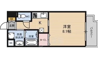 マルセイ玉川マンション【6階】の間取り