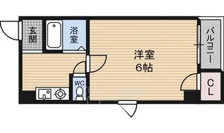タカノハイム天神橋【5階】の間取り