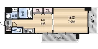 プレジオ中之島【4階】の間取り