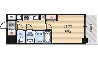 プレサンス大阪福島レシェンテ【2階】の間取り